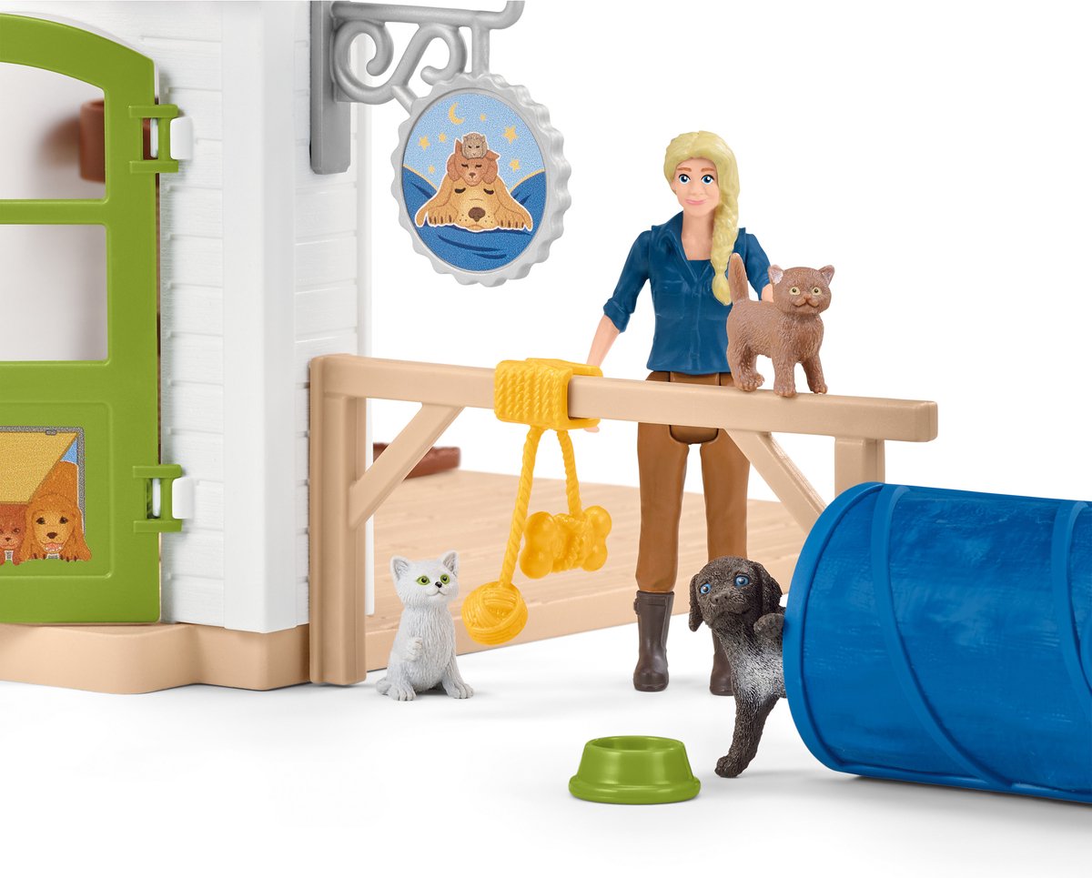 schleich FARM WORLD - Dierenhotel - Boerderij Speelgoed, Hotel - 42607 — afbeelding 4