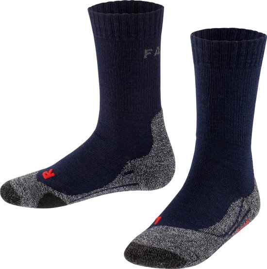 Chaussettes de randonnée enfant FALKE TK2 - Bleu marine - Taille 31/34