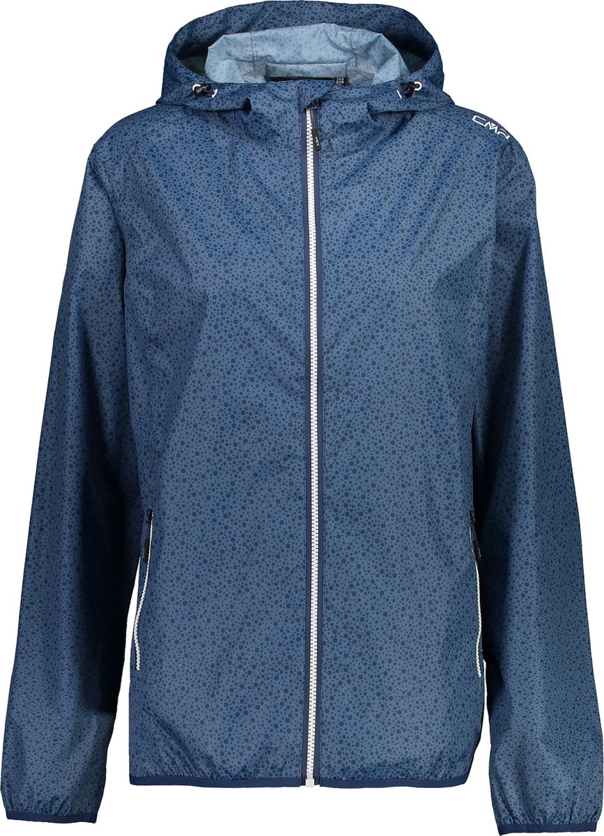 Cmp 31×7296 Rain Fix Hood Jas 2XL Vrouw Blauw