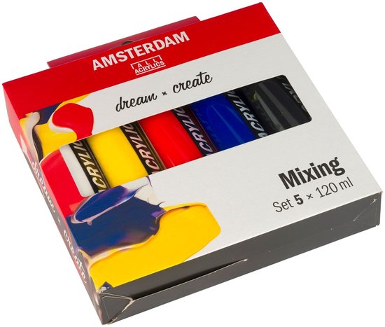 Amsterdam Standard Series acrylverf mengset | 5 x 120 ml
