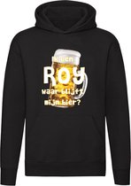 Ik ben Roy, waar blijft mijn bier Hoodie - cafe - kroeg - feest - festival - zuipen - drank - alcohol - naam - trui - sweater - capuchon