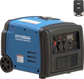 HYUNDAI inverter generator 3200W - Benzinemotor - Schoon, fluisterstil en betrouwbaar - Geschikt voor gevoelige elektronische apparatuur - makkelijk verrijdbaar