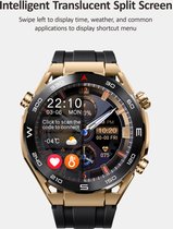 2023 Zwart Goude Nieuwe Sport Smartwatch Voor Heren En Dames 1.43 Amoled HD Scherm Nfc Kompas Bluetooth Bellen Polshorloge AI ChatGPT Functie Bloeddruk Hart Gezondheid Meten Opties