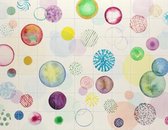IXXI Happy Bubbles - Wanddecoratie - Grafisch Ontwerp - 180 x 140 cm