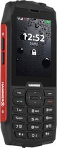 myPhone HAMMER 4, Rechthoek, Dual SIM, 7,11 cm (2.8"), 2 MP, 2000 mAh, Zwart, Rood
