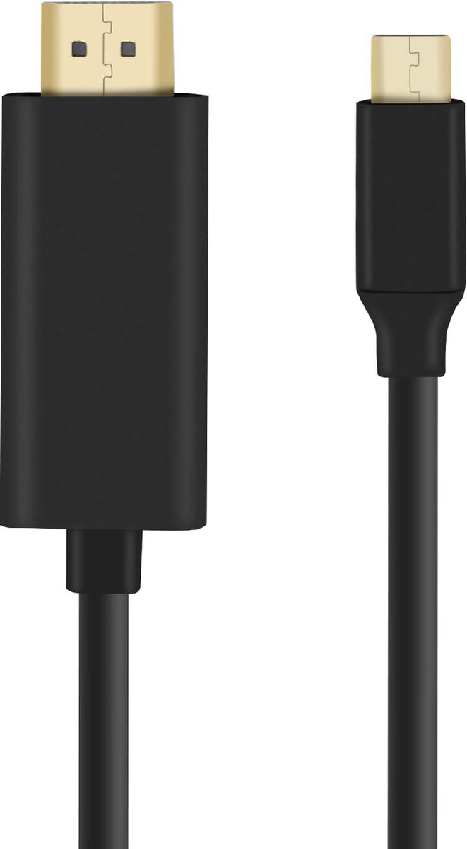 Câble USB-C vers HDMI 2.0 Ultra HD 4K, Full HD / 3D Haute vitesse 2m iHower  Noir