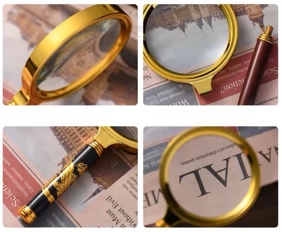 100 Mm Brandpuntsafstand Vergrootglas - Dubbelzijdige K9 Glazen Lens - 2,5x Vergroting - Met Antireflectiecoating - Voor Fysica Experimenten