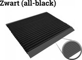 Nouveau : extra large ! Tapis d'extérieur: ADmat Brush mat All Black 90x60 cm (lxd) Paillasson pour l'extérieur