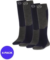 Apollo (Sports) - Skisokken Unisex - Blue Design - Maat 35/38 - 4-Pack - Voordeelpakket