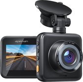 Apeman C420 Dashcam 1080P HD Wifi Enregistreur vidéo de voiture avec Alimentation continue Zwart