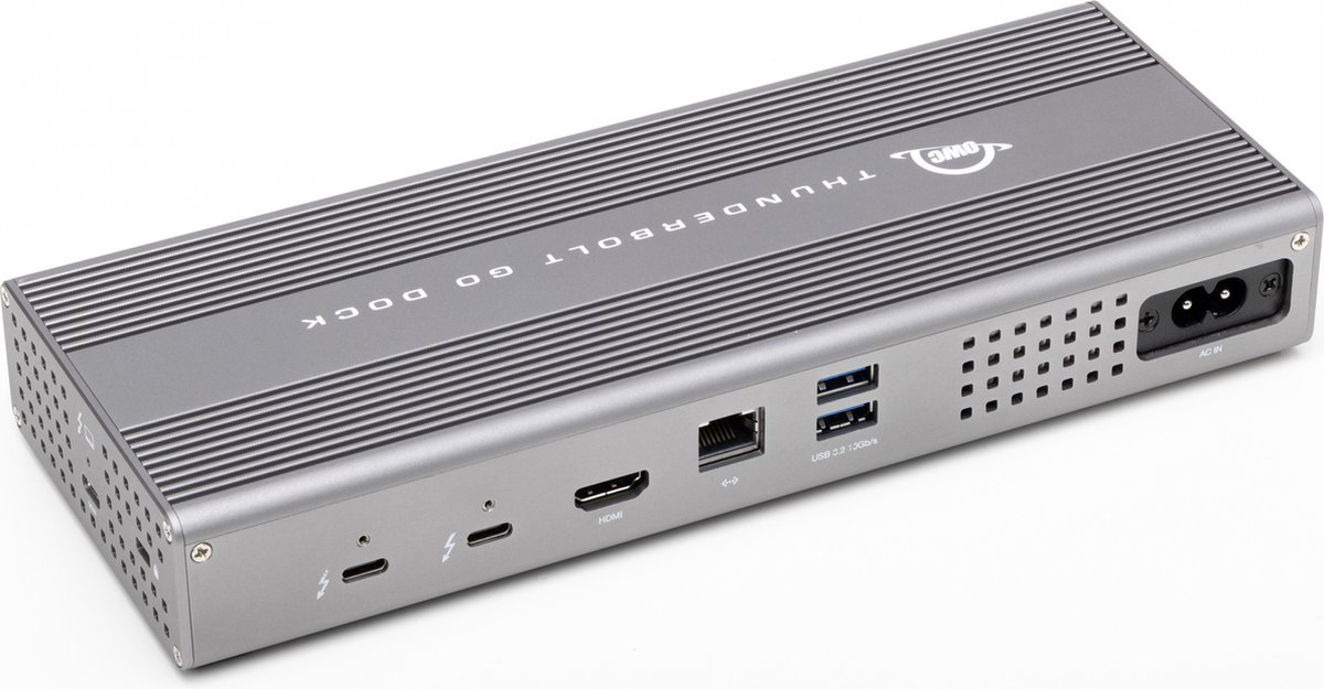 OWC Thunderbolt Go - Docking Station - Thunderbolt 3, USB-C, USB-A - Zilver