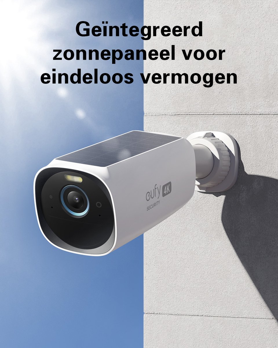 Eufy eufyCam 3 Beveiligingscamera Set met Zonnepaneel - afbeelding 3