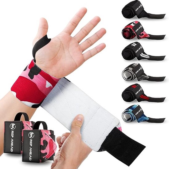 Bandages de fitness Premium , lot de 2, protection optimale pour les  entraînements les