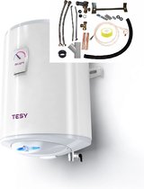 i-Light warmwater boiler 80 liter dik model met verticale installatie set, Elektrische Tesy boiler