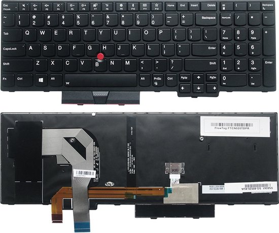 Clavier rétroéclairé Lenovo ThinkPad T580 (US/NL Qwerty)