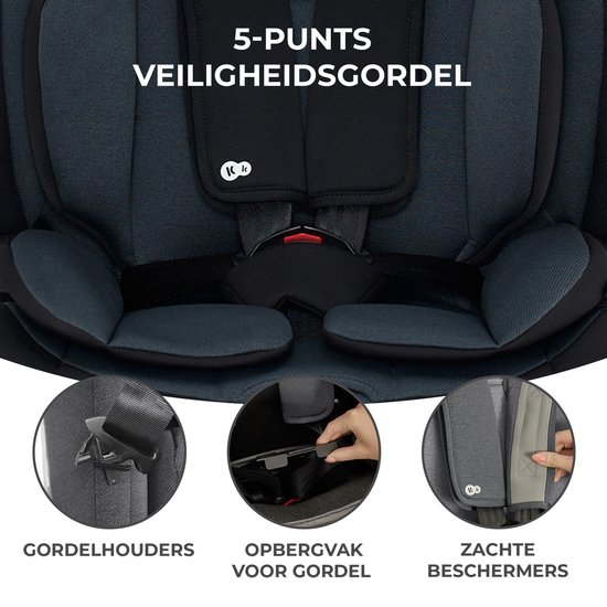 Kinderkraft ONETO3 I-SIZE 76-150 cm Autostoeltje 9-36 kg, met Isofix, afstelbare hoofdsteun 18 verstelniveaus, veiligheidssystemen, Reclining functie, Groep 1/2/3, tot 12 jaar, zwart Kinderkraft ONETO3 I-SIZE 76-150 cm Autostoeltje 9-36 kg, met Isofix, afstelbare hoofdsteun 18 verstelniveaus, veiligheidssystemen, Reclining functie, Groep 1/2/3, tot 12 jaar, zwart