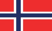 Fotobehang - Vlies Behang - Noorse Vlag - Noorwegen - 416 x 254 cm