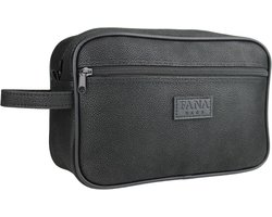 Grote Toilettas Zwart- Heren Toilettas - Handvat - Vaderdag - Cadeau man - Luxe Toilettas