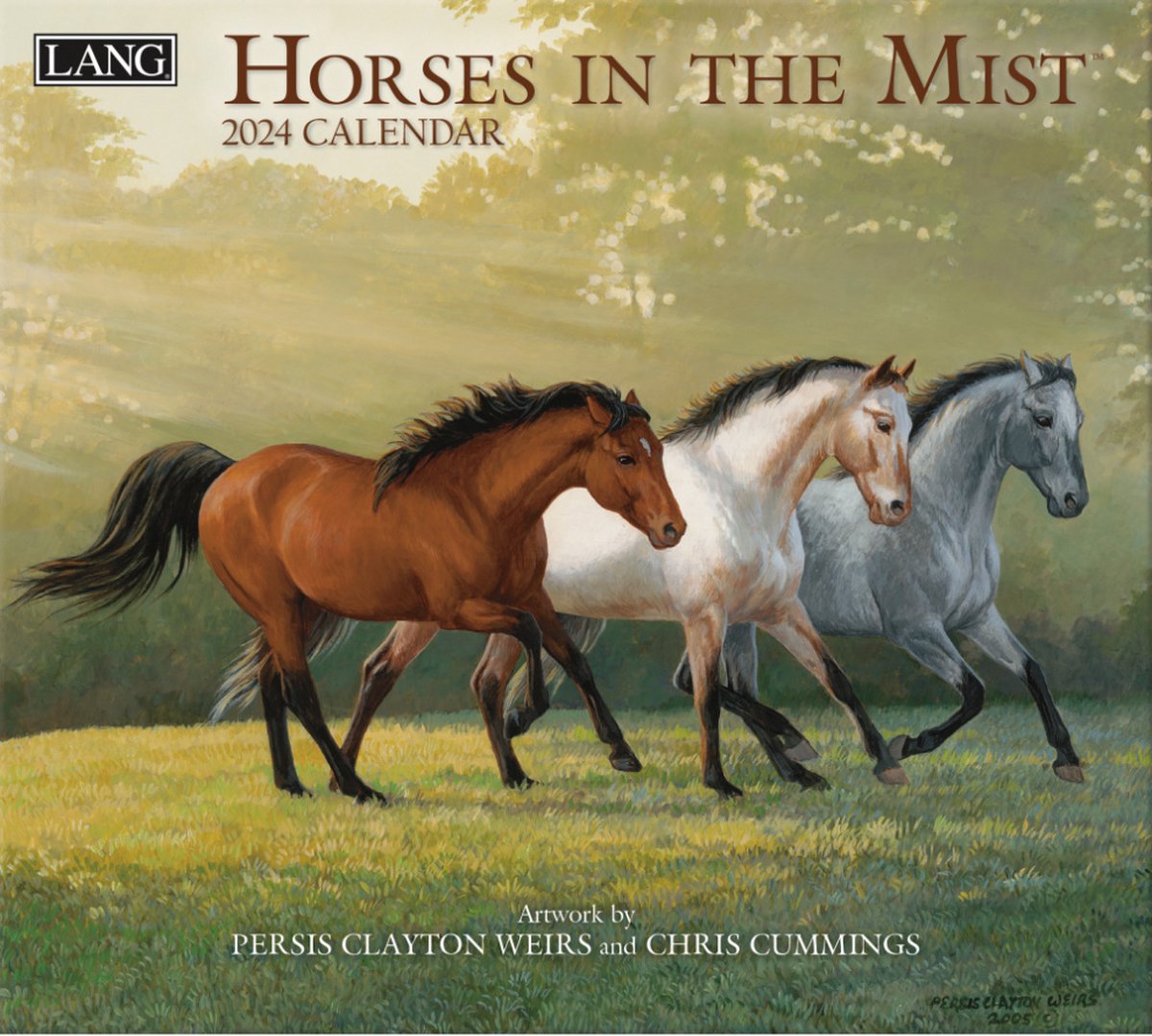 Horses in the Mist Kalender 2024 LANG