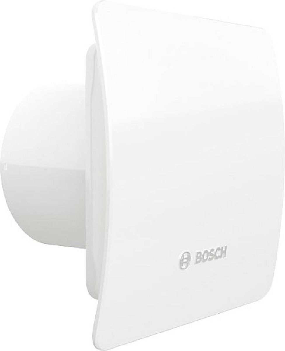 Bosch Thermotechnik Badkamerventilator 1500 W 100 - voor Ventilatie in Badkamer en Toilet Tegen Vocht en Schimmel - met Lichtschakelaar en Timer - 100mm Diameter