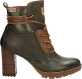 Pikolinos Connely dames Veterboots - Kaki - Maat 37