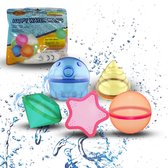 KidWorld Herbruikbare Waterballonnen | 5 leuke figuurtjes | Zelfsluitend | Waterspeelgoed | Zwembad Speelgoed | Waterballon | Waterballetjes | Tuin Buitenspeelgoed Voor Jongens & Meisjes