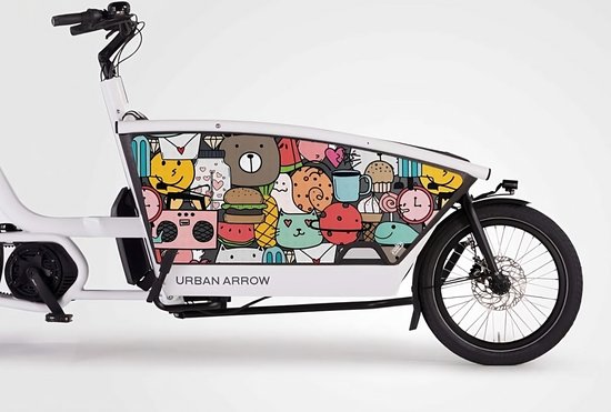 Bakfiets stickers "New York" - Urban Arrow accessoires - UV bestendig