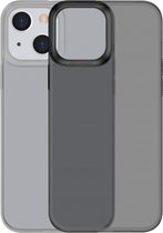 BASEUS Simple Soft TPU Back Cover - Geschikt voor iPhone 13 Hoesje - Zwart