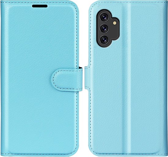 Book Case - Coque Samsung Galaxy A13 4G - Bleu Clair