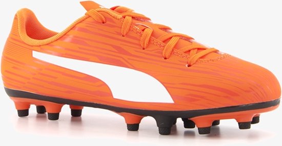 Puma Rapido III kinder voetbalschoenen MG - Oranje - Uitneembare zool - Maat 38