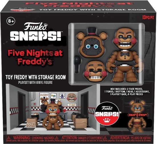 Funko Snaps!: Five Nights at Freddy's - Toy Freddy with Storage Room - Speelset