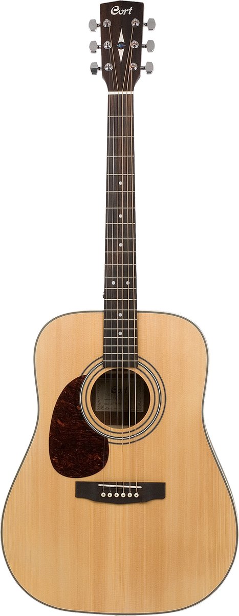 CORT COET7LHOP2 Folkgitaar, Earth 70 LH, Open Pore, Linkshandig
