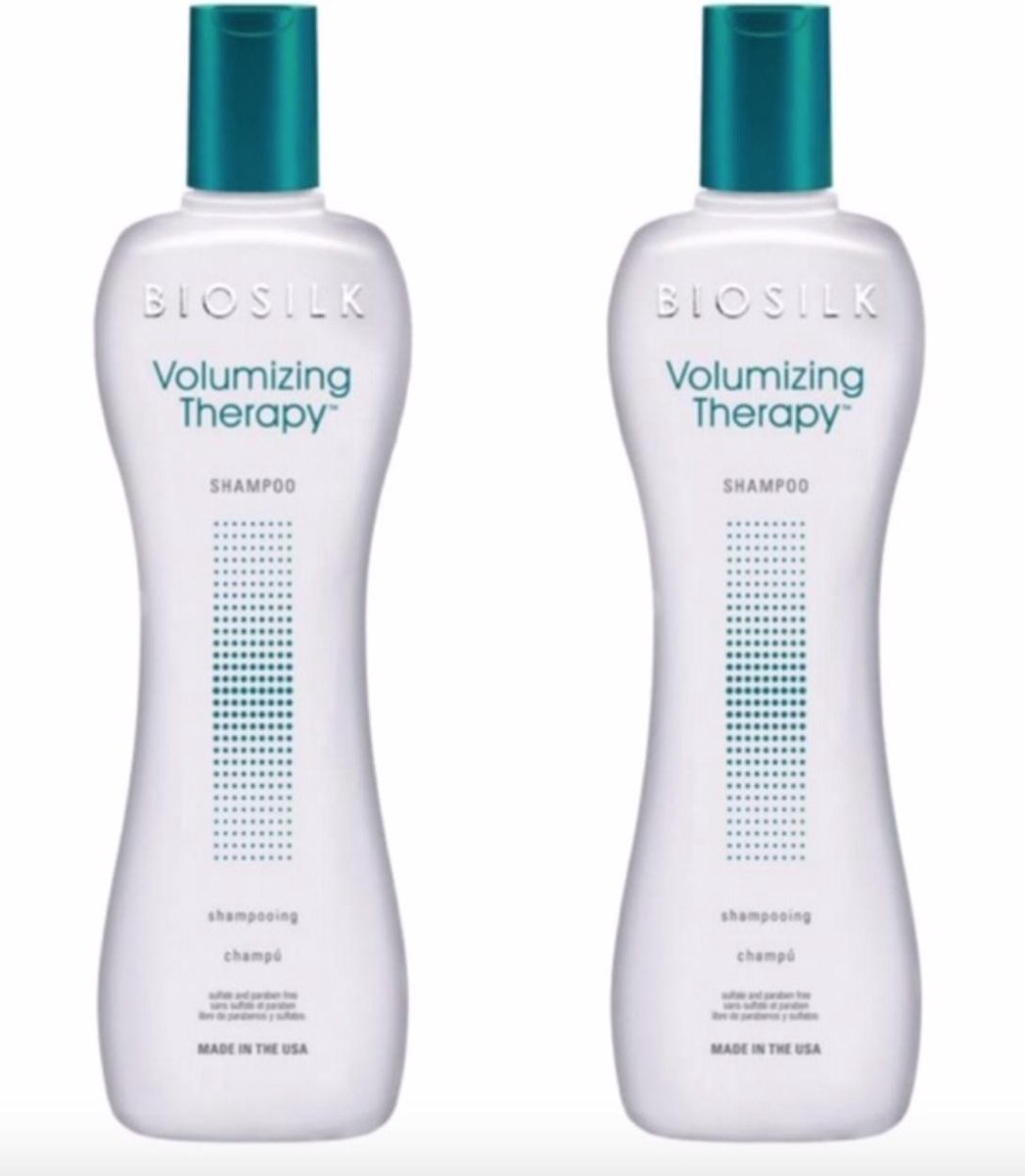 MULTI BUNDEL 2 stuks Biosilk Farouk Volumizing Therapy Shampoo 355ml