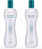 MULTI BUNDEL 2 stuks Biosilk Farouk Volumizing Therapy Shampoo 355ml