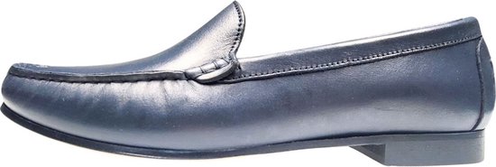 Stravers - Mocassins de Luxe Semelle en cuir Taille 42 Blauw Chaussures à enfiler grande taille pour femme