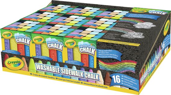 Crayola Crayon de trottoir - 16 pièces
