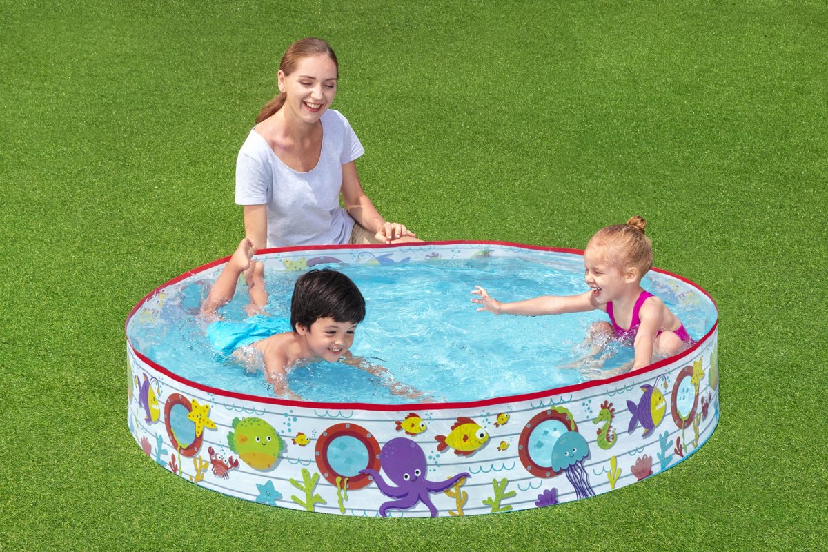 Bestway Opblaasbare Zwembad 152x25 cm - Perfect voor Kinderen — afbeelding 13