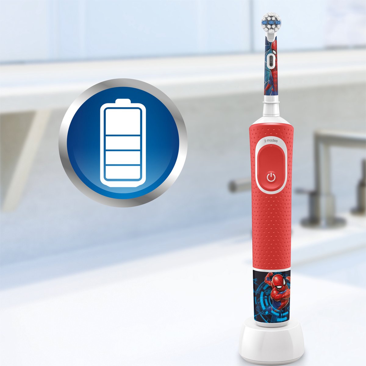 Oral-B Spider Man Elektrische Tandenborstel met - afbeelding 2