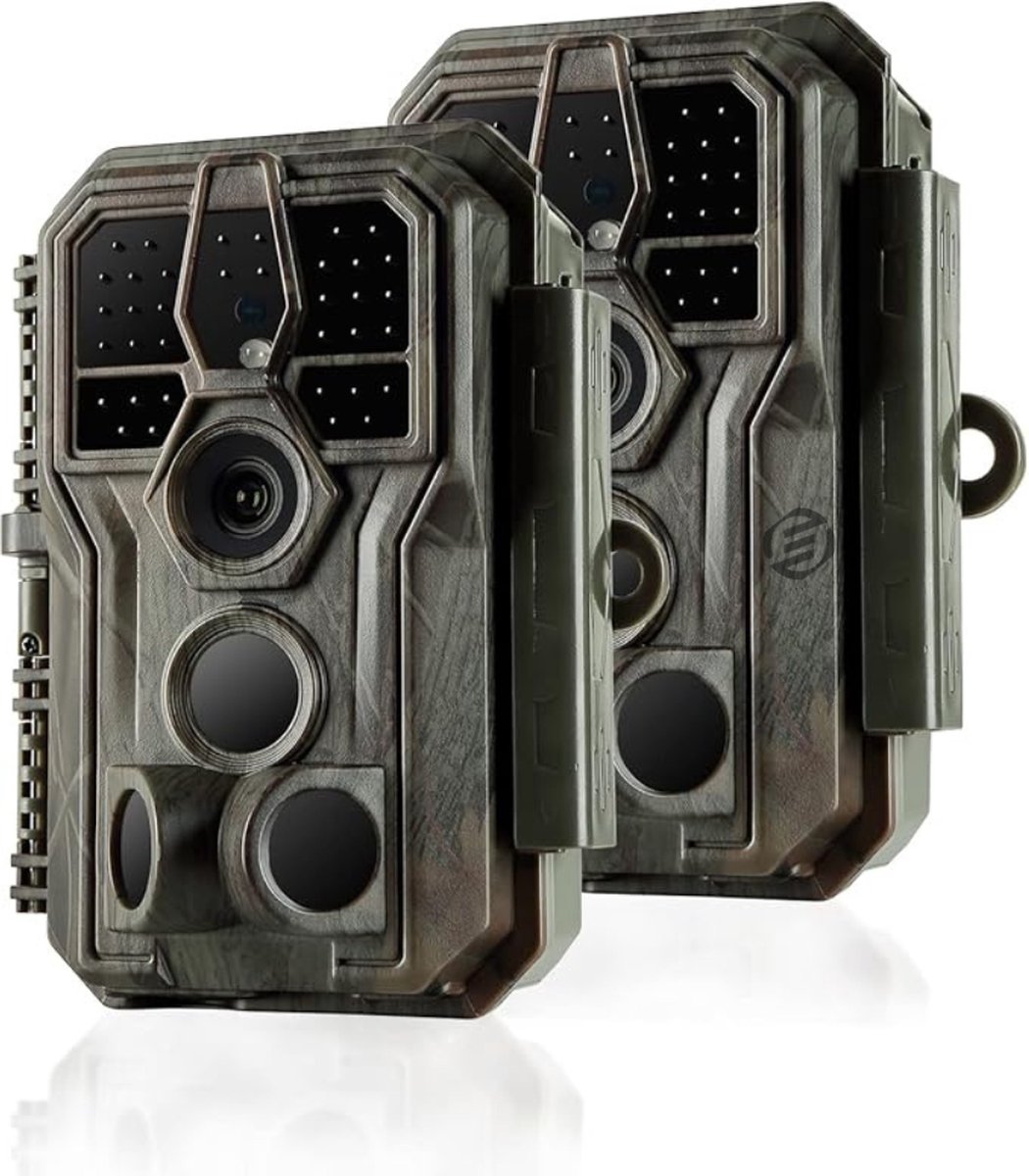 Equivera Wildcamera voor Buiten - Wildcamera met Nachtzicht - WiFi - Hoge Resolutie - Waterdicht - Wild Camera - Premium