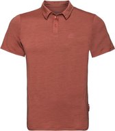 Odlo - Polo s/s Ceramiwool - Heren - Chili oil - L