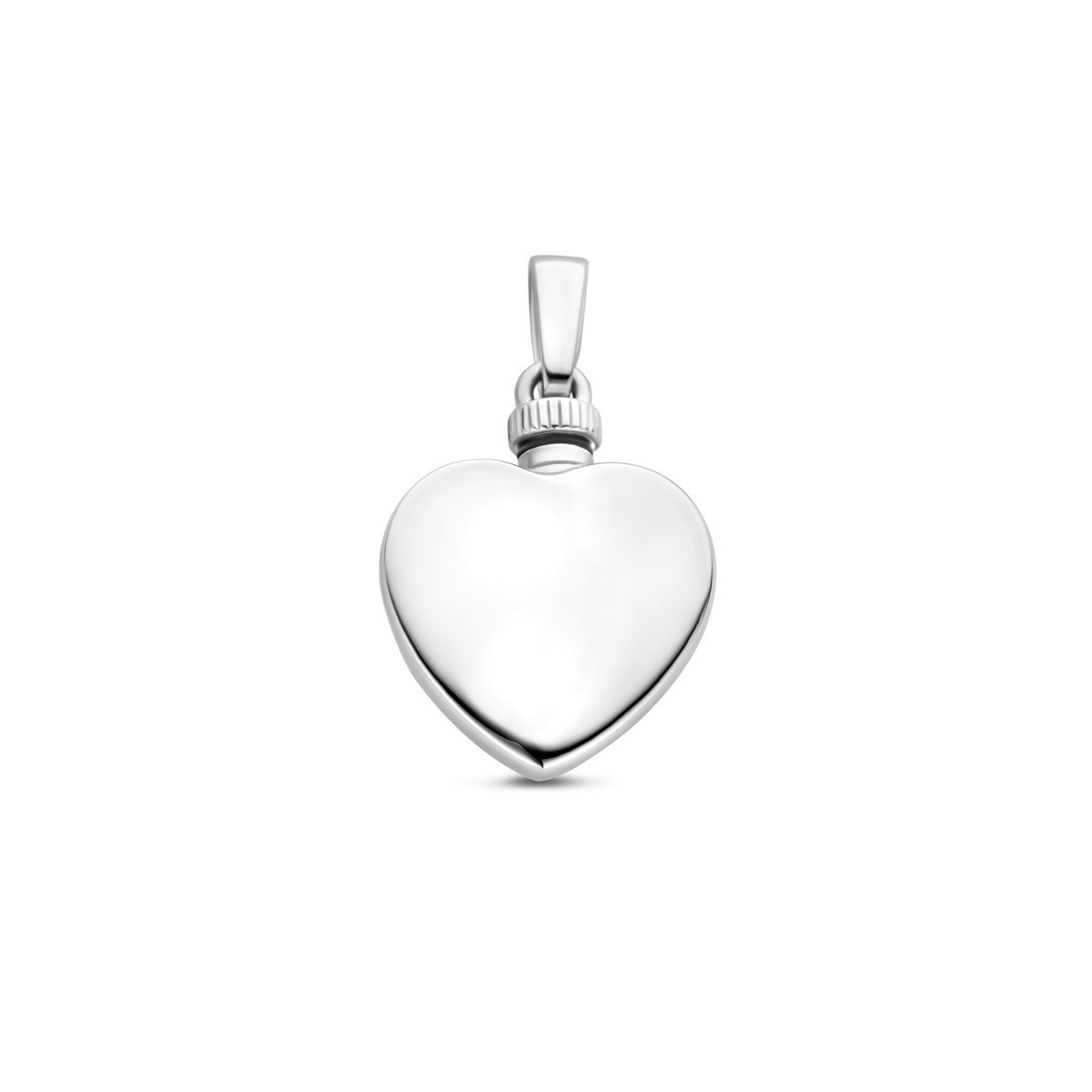 Urnhanger Hartje 30 Mm Zilver Gerhodineerd