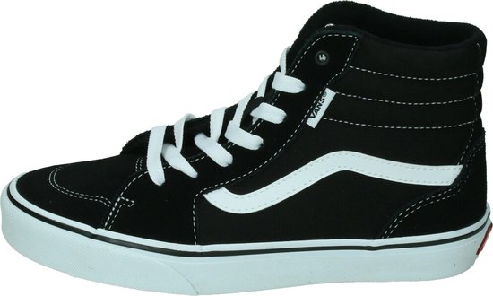 Baskets pour femmes Vans YT Filmore Hi Garçons - Noir/ White - Taille 30