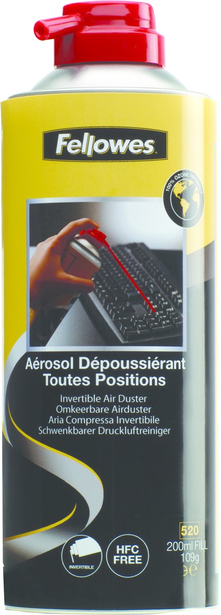 Fellowes Beeldschermreiniger omkeerbare Airduster - 520ml