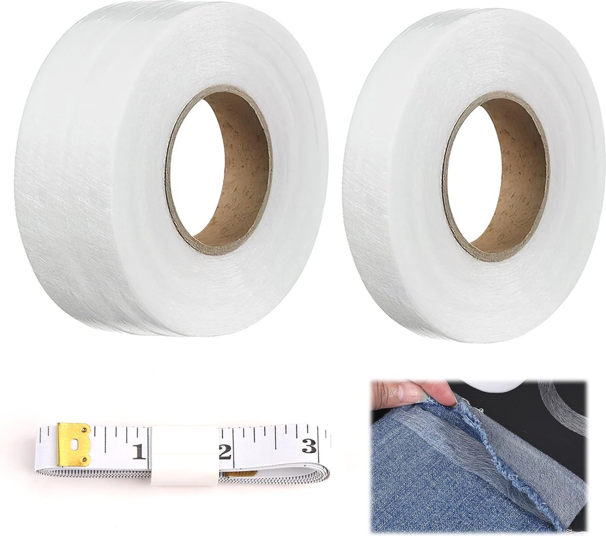 Flexibel 2-in-1 meetlint 150 cm met dubbele schaalverdeling