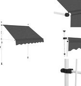 vidaXL Protection solaire - Pare-soleil extensible - 200 cm x 120 cm - Anthracite - Protection solaire pour fenêtre