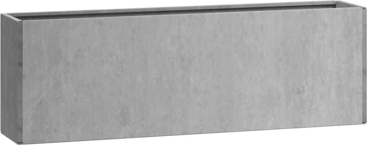 Plantenbakken wandmontage 2 st 30x10x25 cm cortenstaal roestig