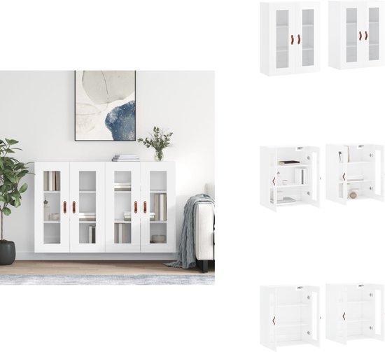 Mangohouten Kast Op Hoge Poten - 80x40x125.5cm