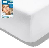 Molton Hoeslaken - 180x200 - Hoogwaardige Matrasbescherming & Comfort | LitaLente - Rondom Elastiek - Matras Beschermer Molton/Matrasbeschermer - Molton 80% katoen - hoekhoogte van 30 cm - perfecte pasvorm - hoogkwaliteit molton