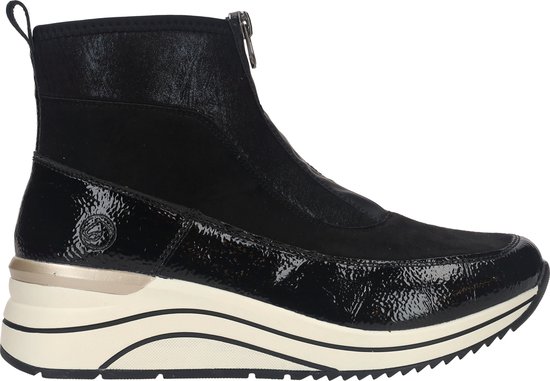 Remonte Enkellaarsjes zwart Textiel Dames Maat 36 bol