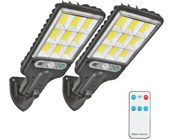 Merkloos Superheldere Solarlampen voor Buiten met Bewegingsmelder - 3 Modi, IP65 Waterdicht, 108COB LED